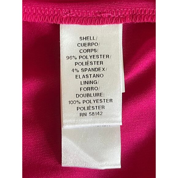 NWT London Times Mockneck Front Side Ruched Midi Dress Size 10 - Picture 12 of 13